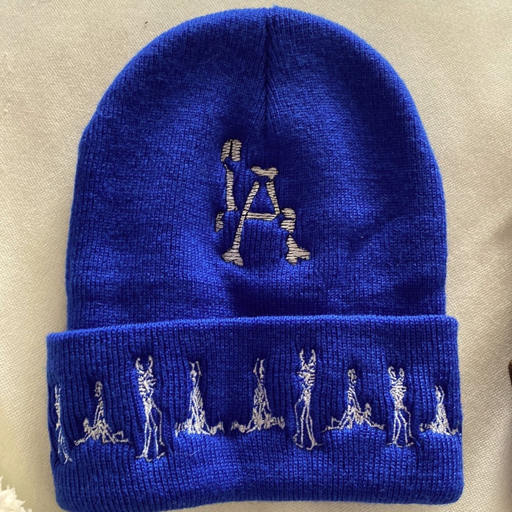 Blue Superficial LA Beanie